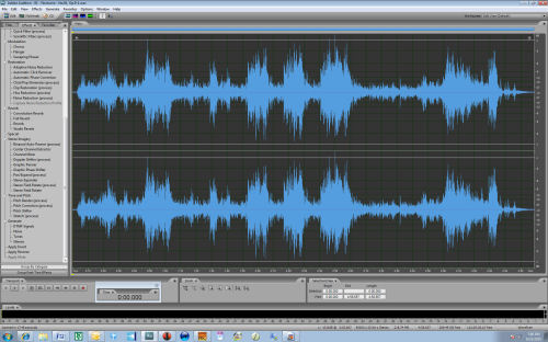 Adobe Audition 3.01 screen shot